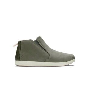 OluKai Women's Hawai'iloa Manu Hope Booties in Dusty Olive/Cloud Size 8